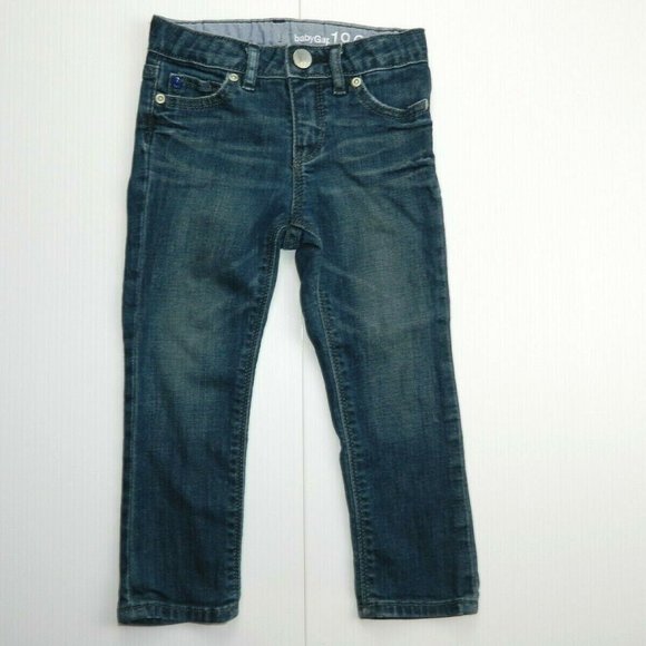 Baby Gap Girls 2T 1969 Skinny Jean w stretch Blue - Picture 1 of 7